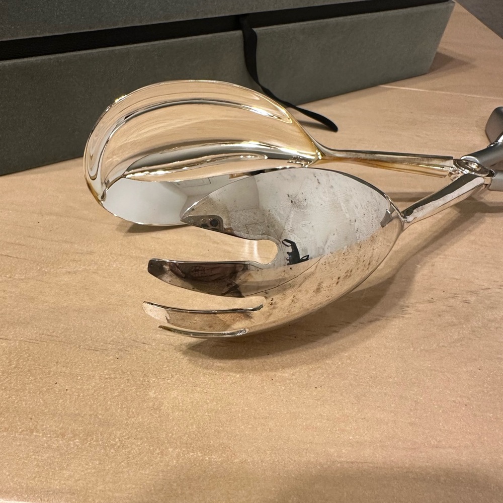 TOWLE | Rare Vintage Silver Plated Serving Tongs with Box - Picture 3 of 8